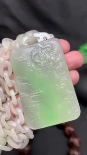 一体链牌👏 天然3⃣️彩,翠色迷人