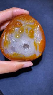 和田玉籽料 招财貔貅